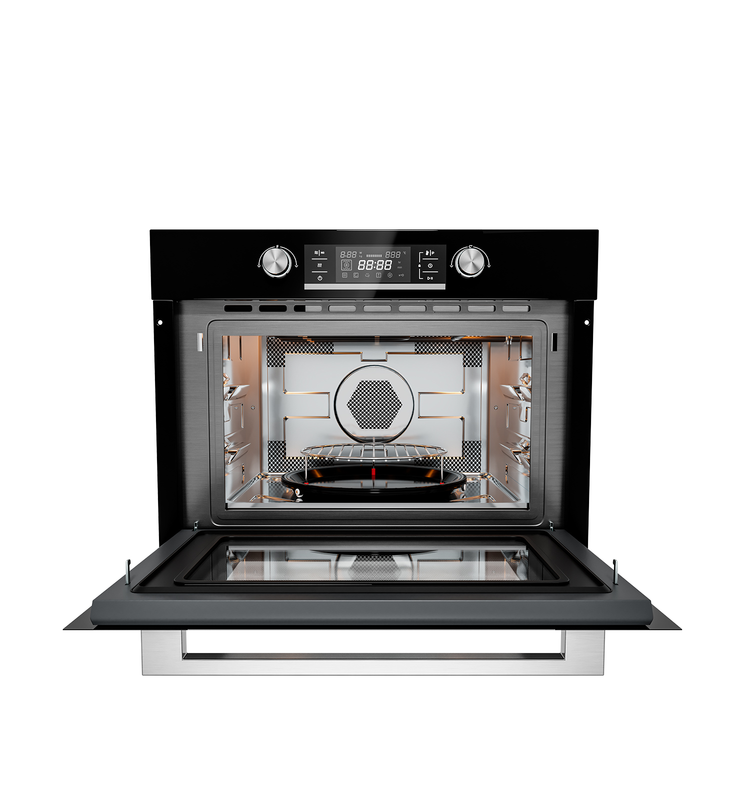 картинка Электрический духовой шкаф с функцией СВЧ Millen MEOM 045 BL 