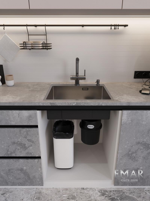 картинка Кухонная мойка Emar EMB-560(TOP) PVD Dark 