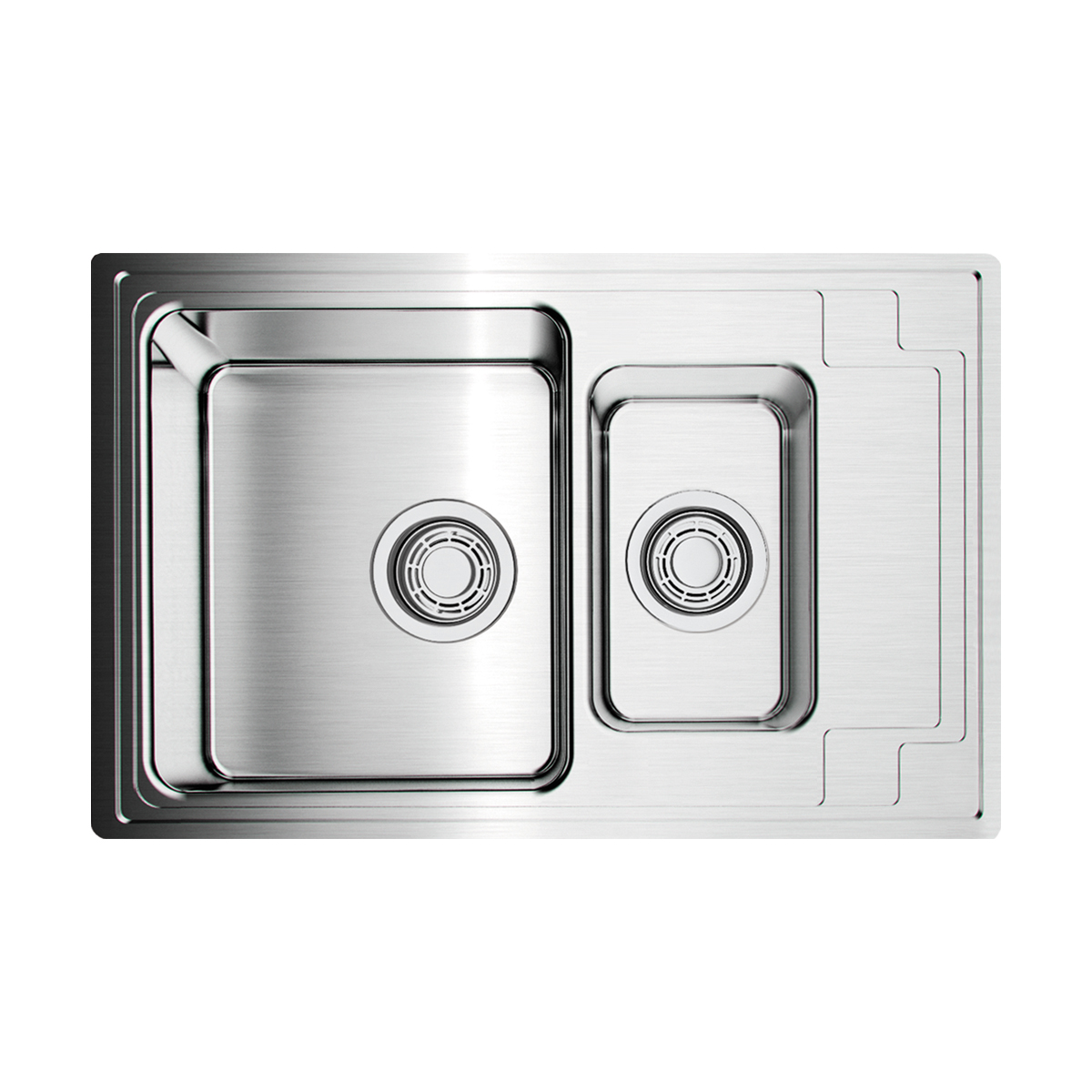 картинка Мойка для кухни Omoikiri MIZU-78-2  картинка Мойка для кухни Omoikiri MIZU-78-2