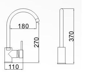 картинка Смеситель Oulin OL-8006 