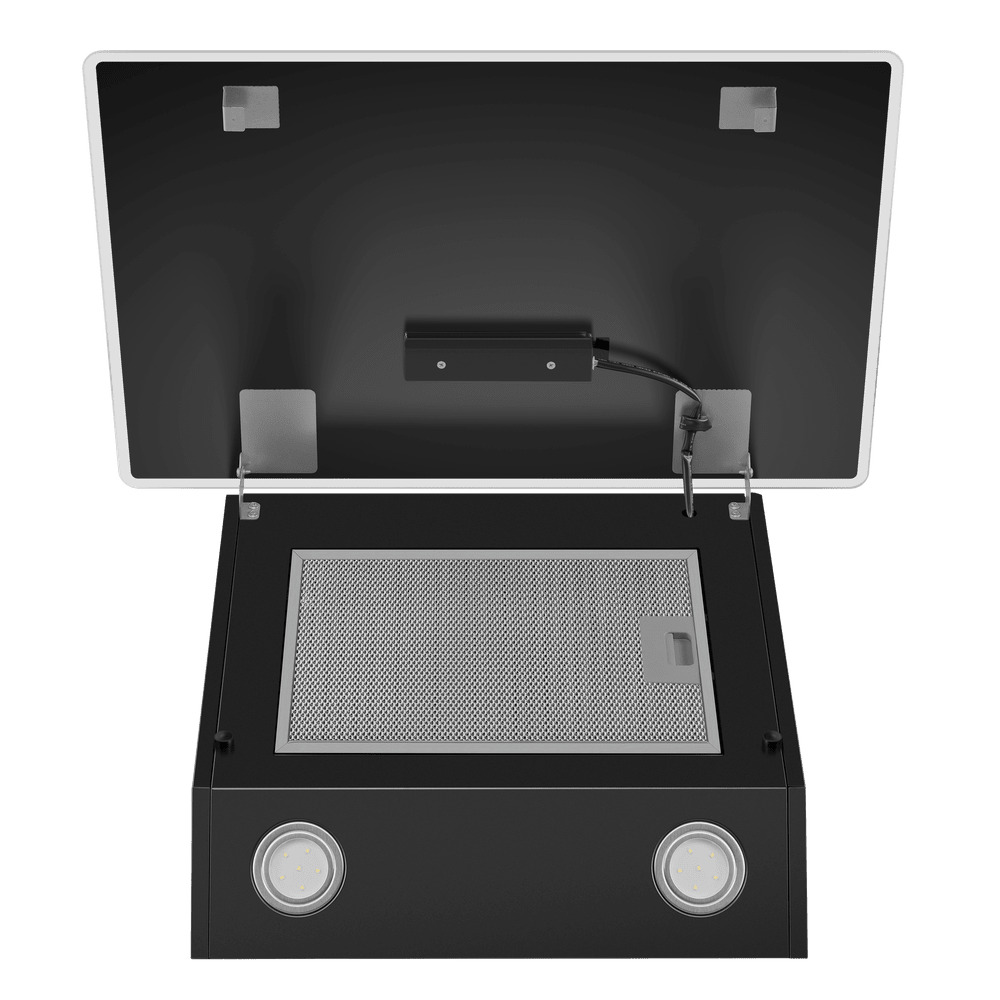 картинка Кухонная вытяжка Maunfeld EAGLE 850 60 GLASS BLACK  картинка Кухонная вытяжка Maunfeld EAGLE 850 60 GLASS BLACK
