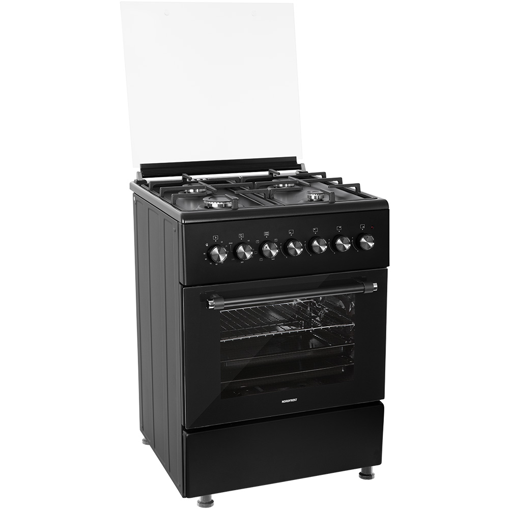 картинка Комбинированная кухонная плита Nordfrost GE 6064 B  картинка Комбинированная кухонная плита Nordfrost GE 6064 B