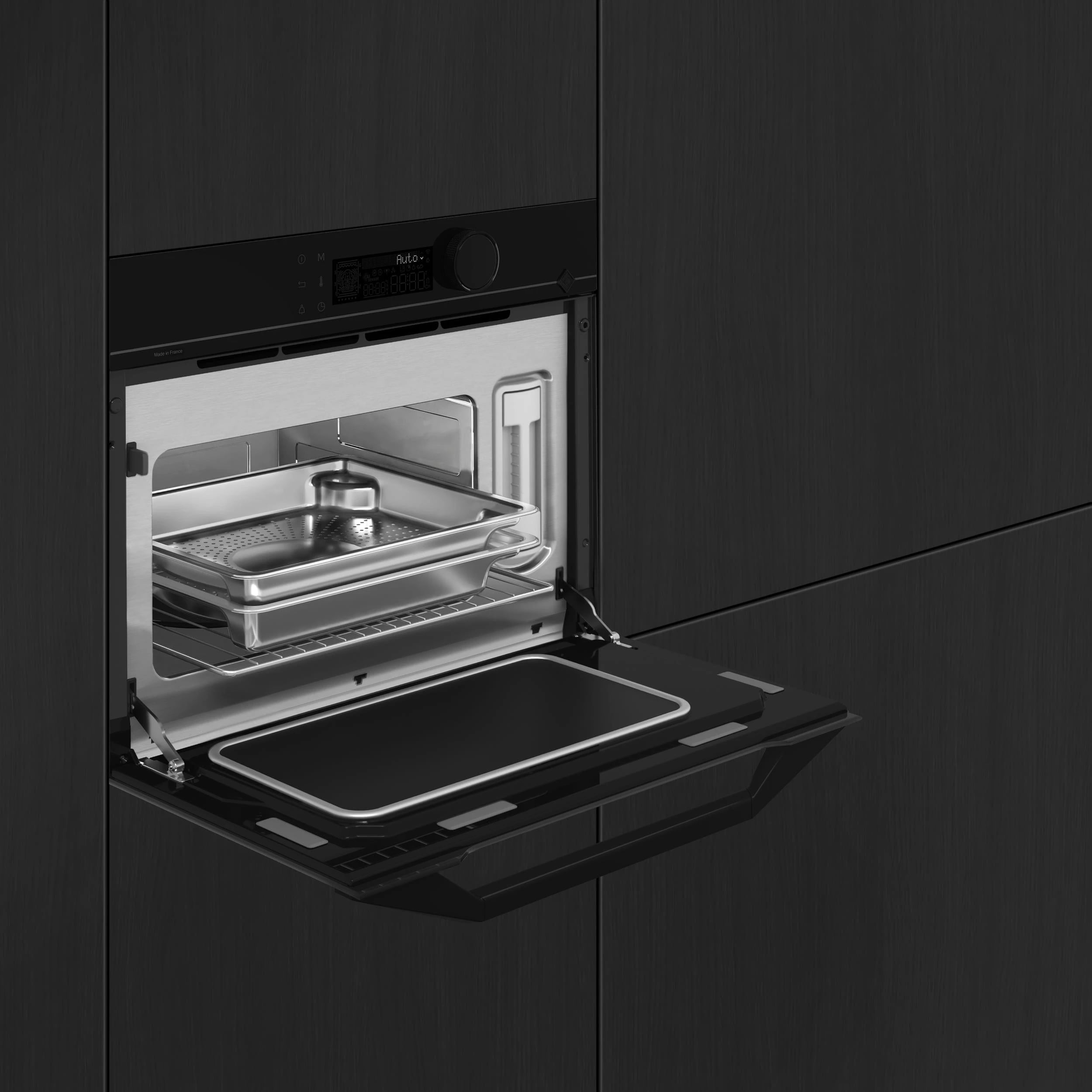 картинка Электрический паровой шкаф De Dietrich DKV4530B Infinite Black 