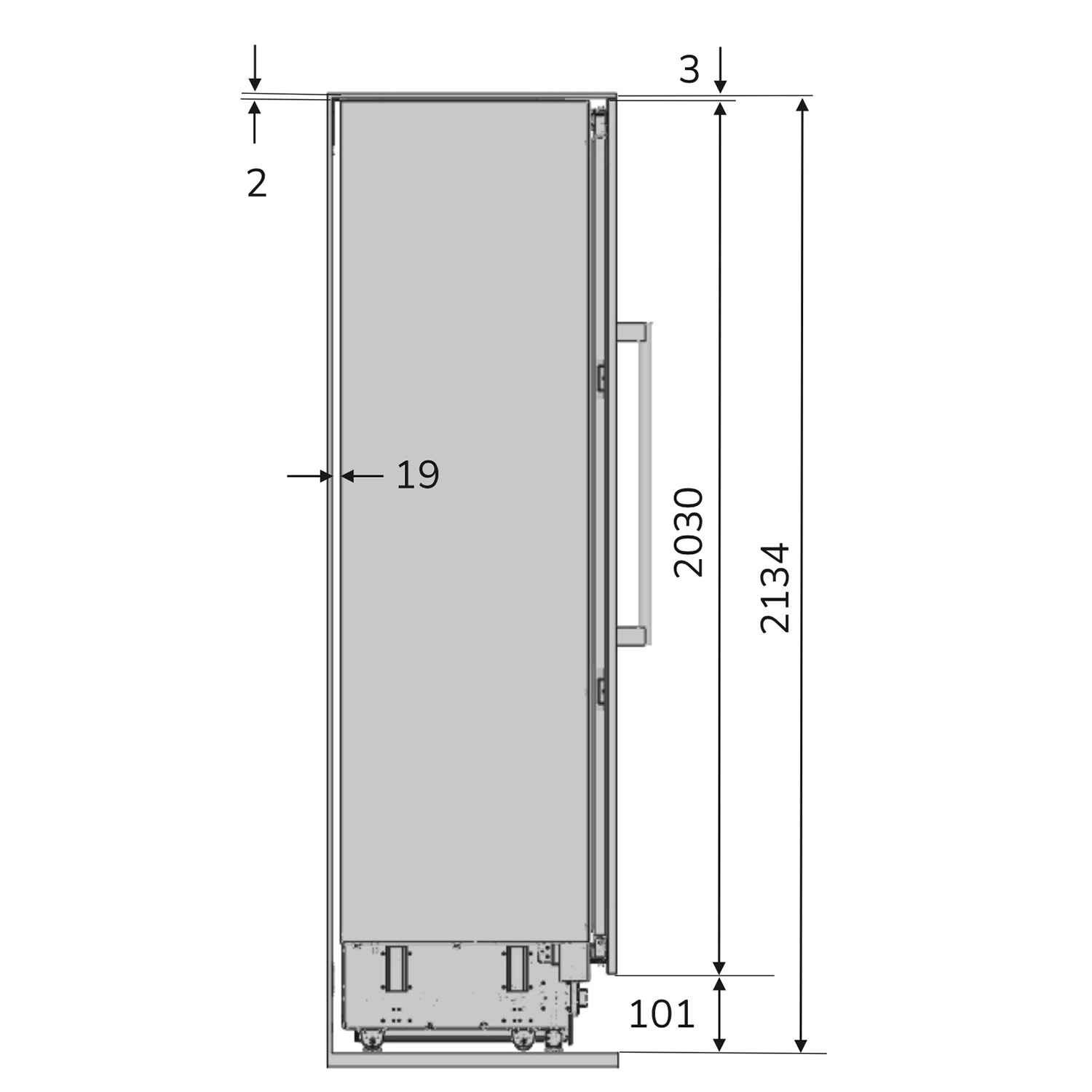 картинка Встраиваемый холодильник Millen MBI470SDMaxPro 