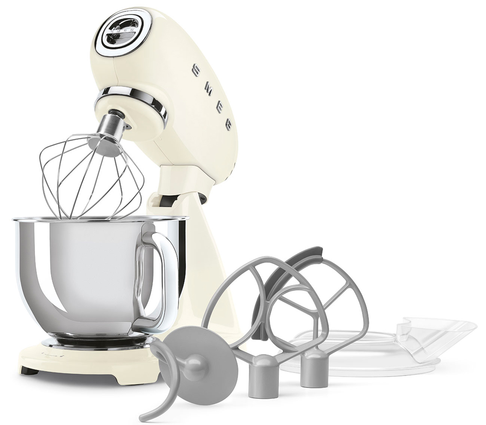 картинка Миксер планетарный Smeg SMF05CREU кремовый 