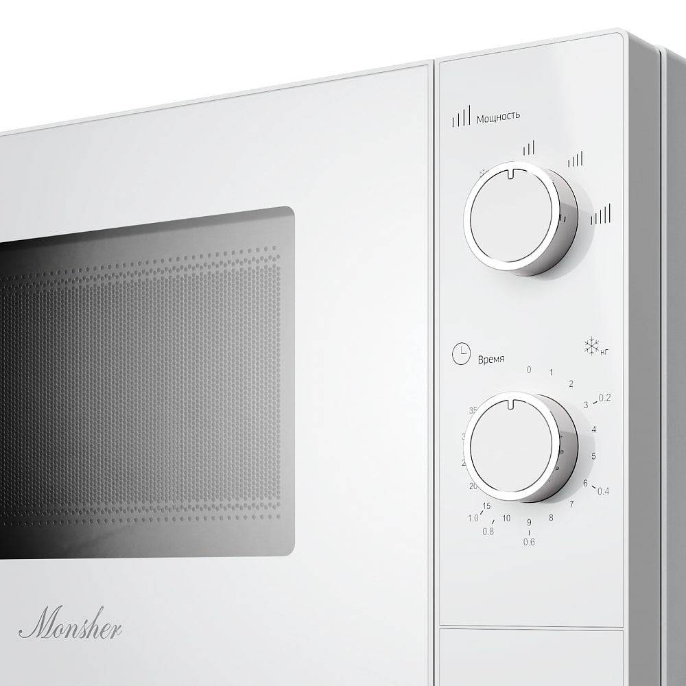 картинка Микроволновая печь Monsher MTW 204 BLANC  картинка Микроволновая печь Monsher MTW 204 BLANC