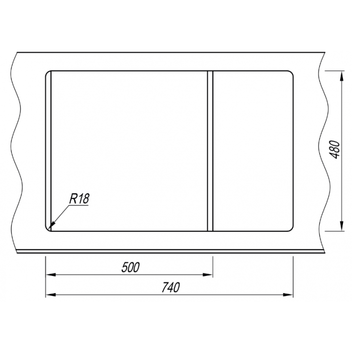 картинка Мойка Florentina КОНСУЛ-760 