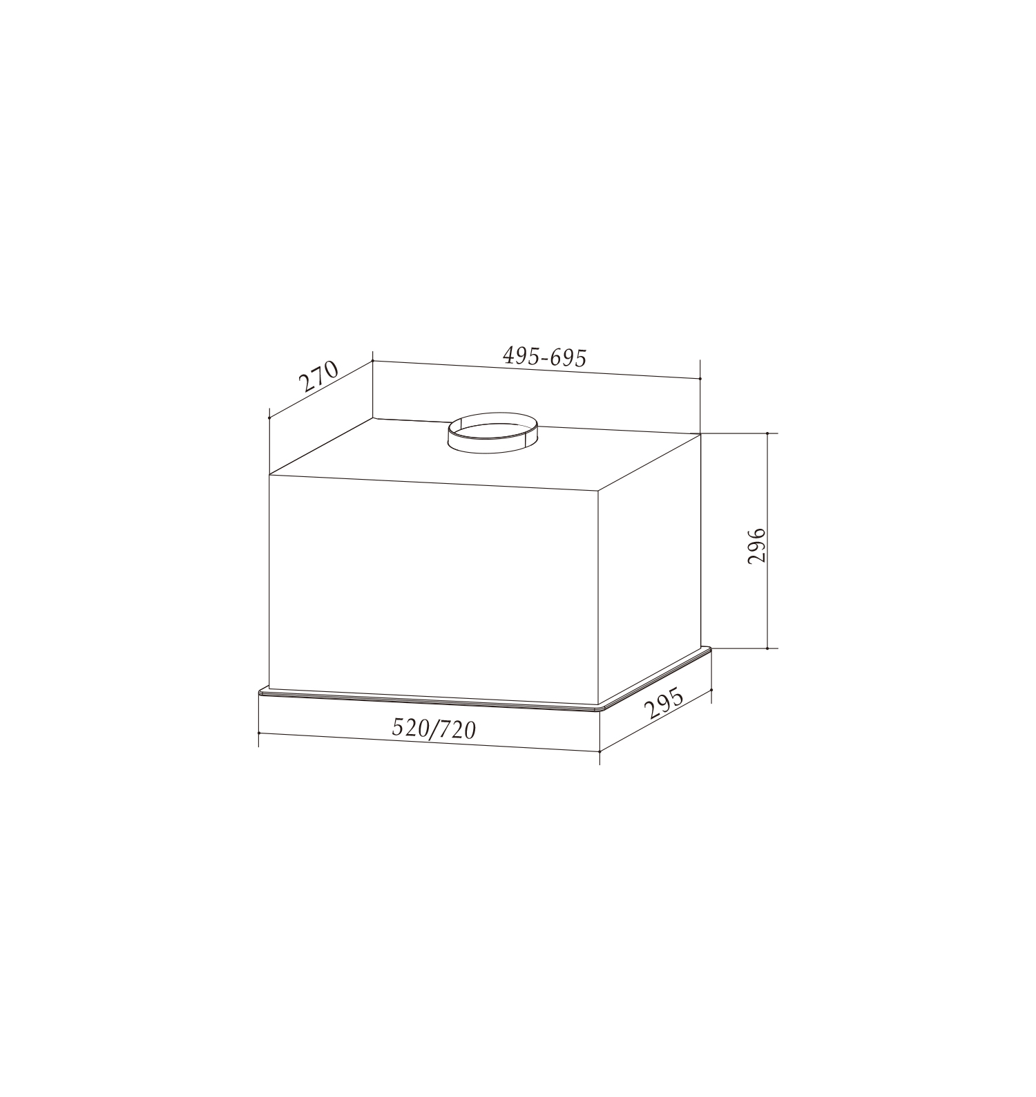 картинка Кухонная вытяжка Millen MBKHG 601 WH 