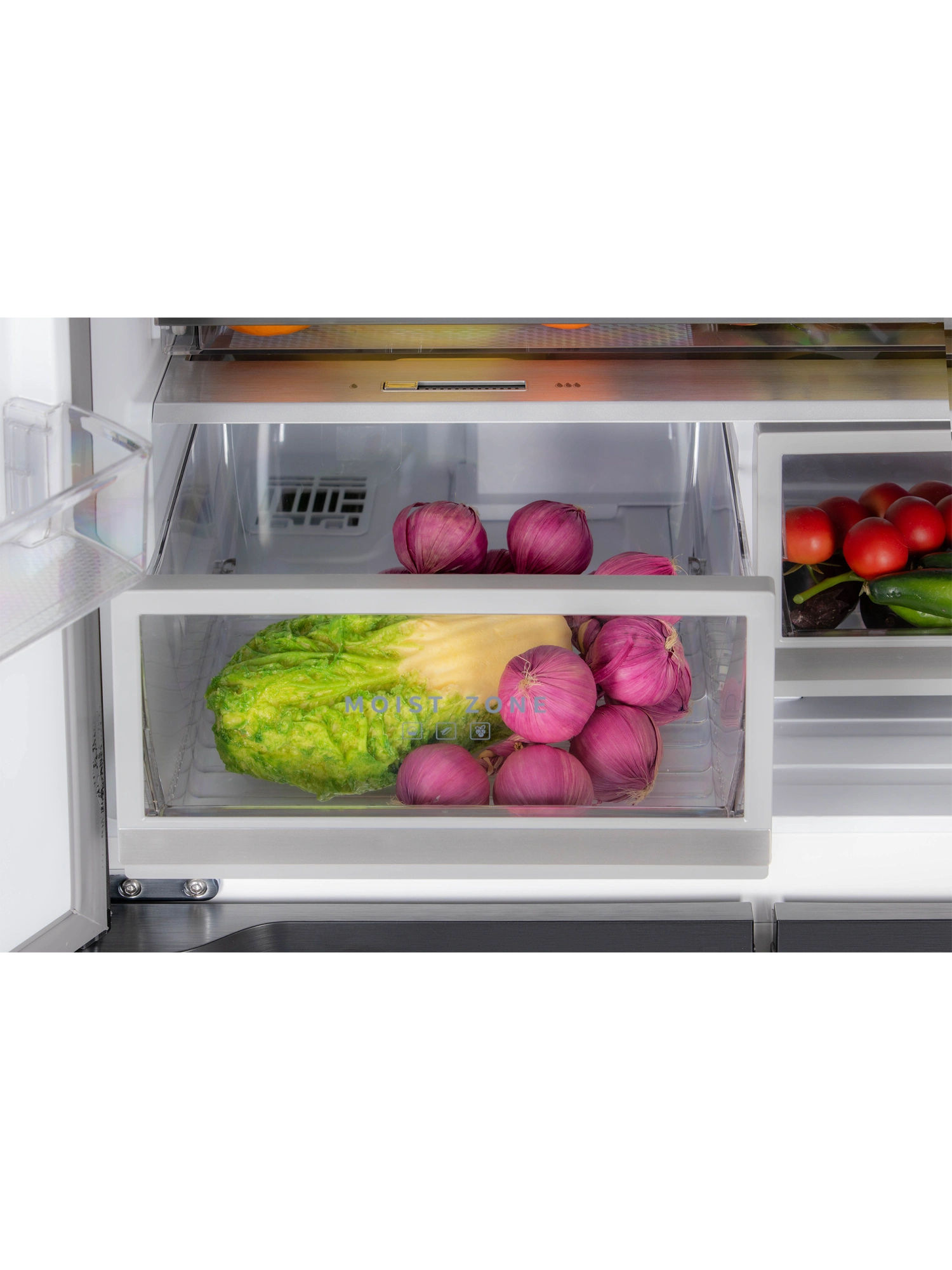 картинка Полувстраиваемый холодильник Hiberg RFQ-600DX NFYM INVERTER бежевый 