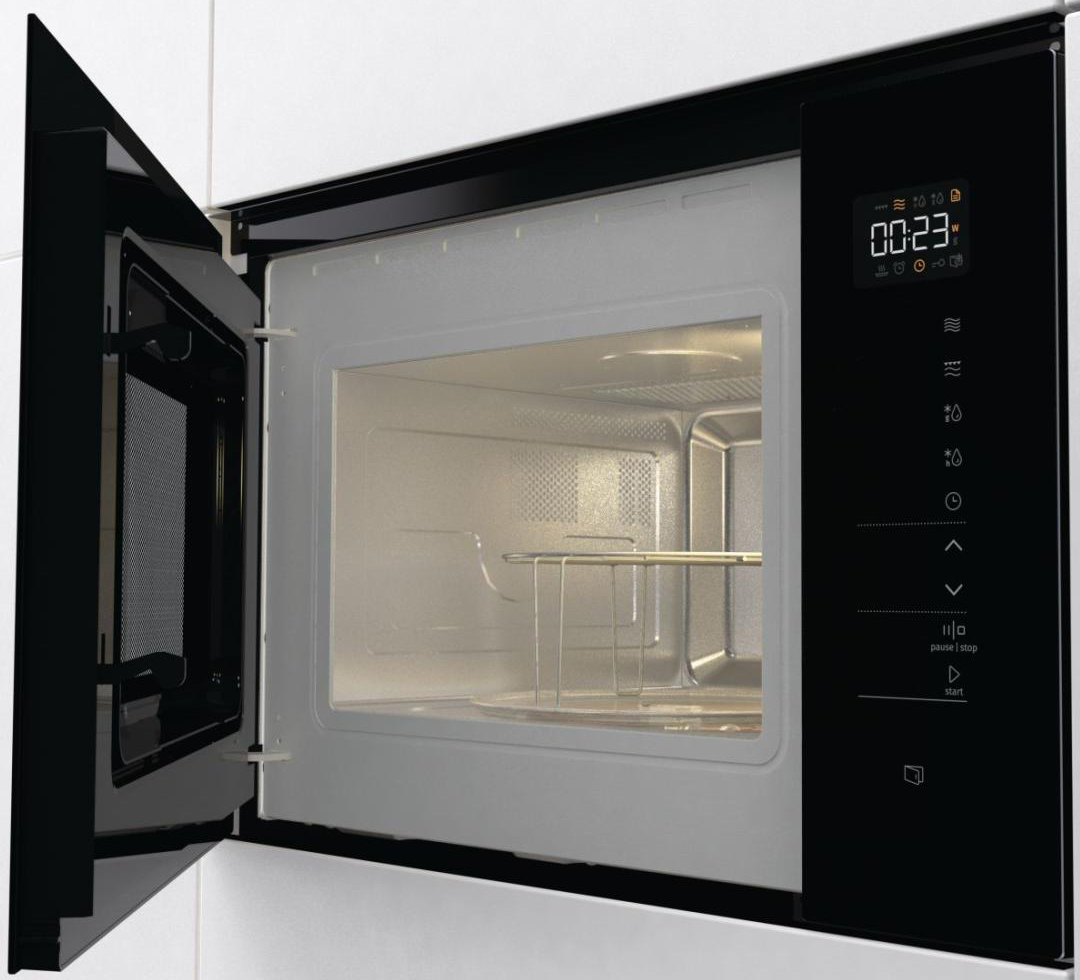 картинка Микроволновая печь Gorenje BMI251SG3BG черный  картинка Микроволновая печь Gorenje BMI251SG3BG черный