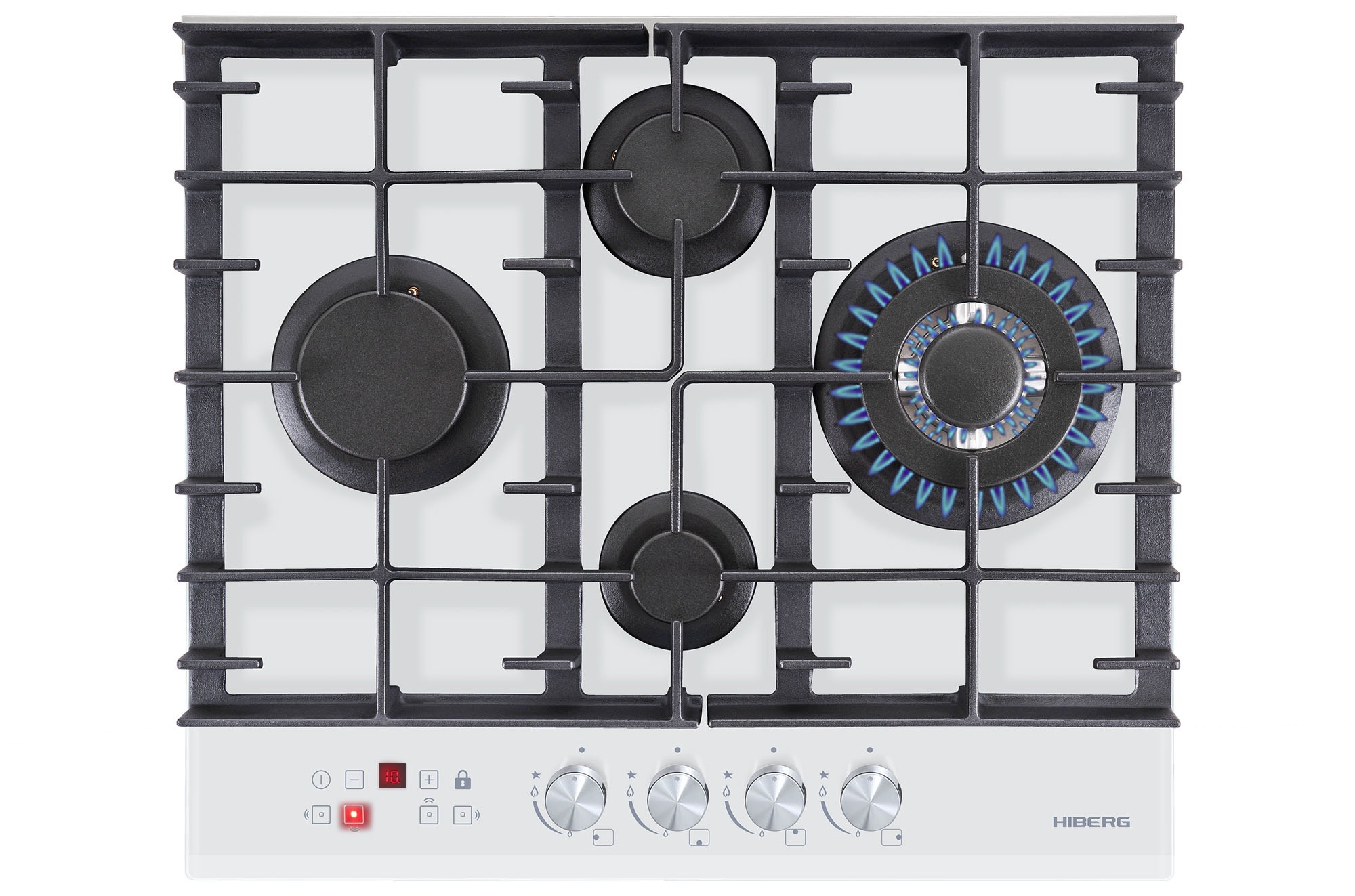 картинка Газовая варочная поверхность HIBERG VM 6145 W 