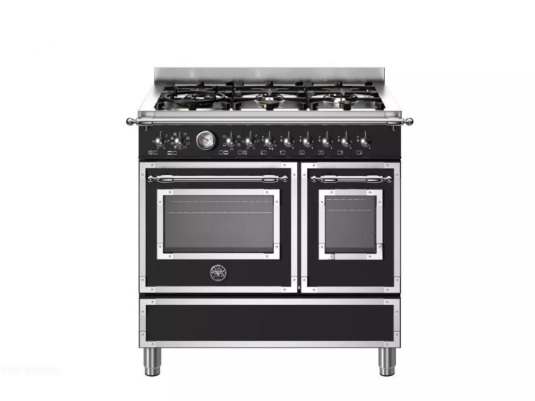 картинка Комбинированная кухонная плита Bertazzoni HER96L2ENET чёрный 