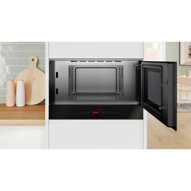 картинка Микроволновая печь встраиваемая Bosch BFR9221B1 черный  картинка Микроволновая печь встраиваемая Bosch BFR9221B1 черный