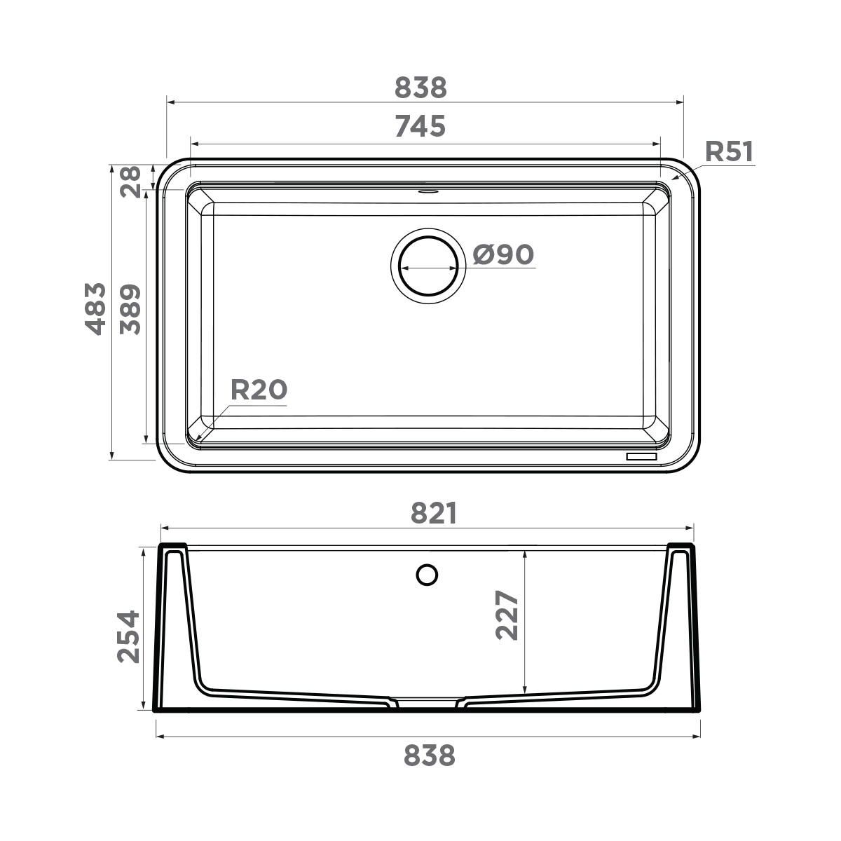 картинка Мойка для кухни Omoikiri Tarento 83 