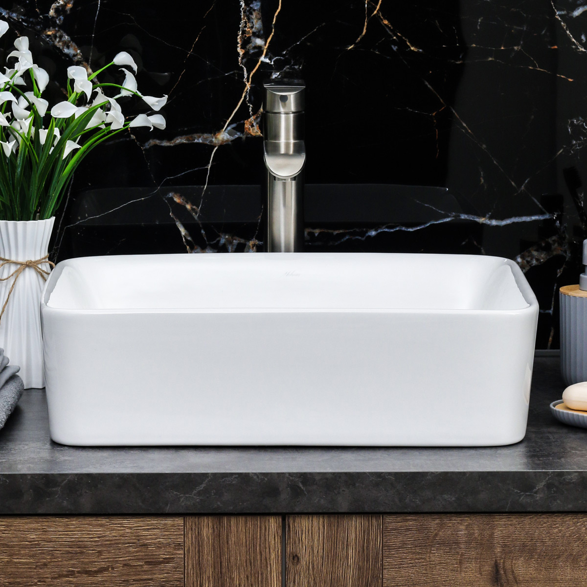 картинка Раковина Melana MLN-7050H, белый 