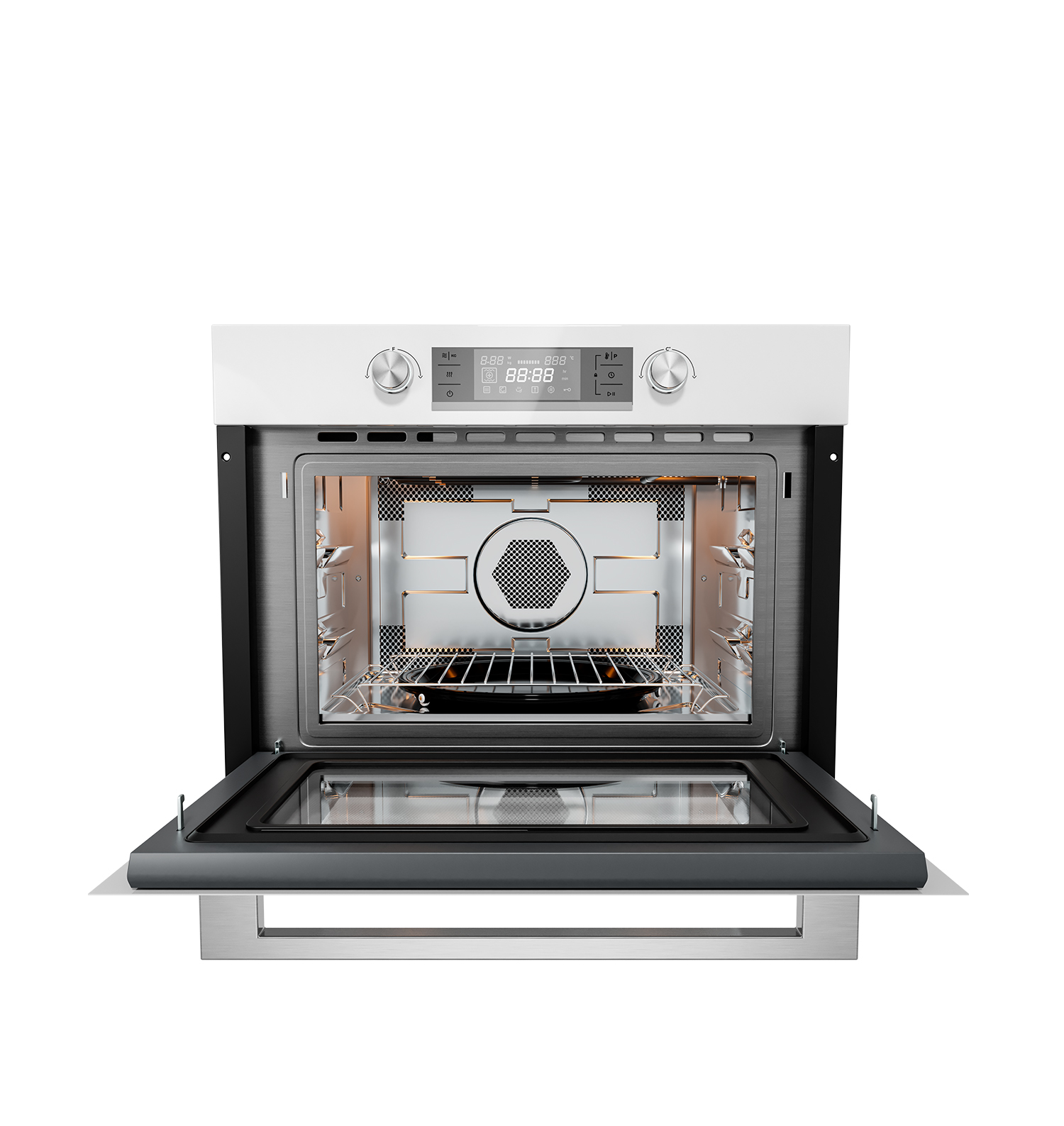 картинка Электрический духовой шкаф с функцией СВЧ Millen MEOM 045 WH 