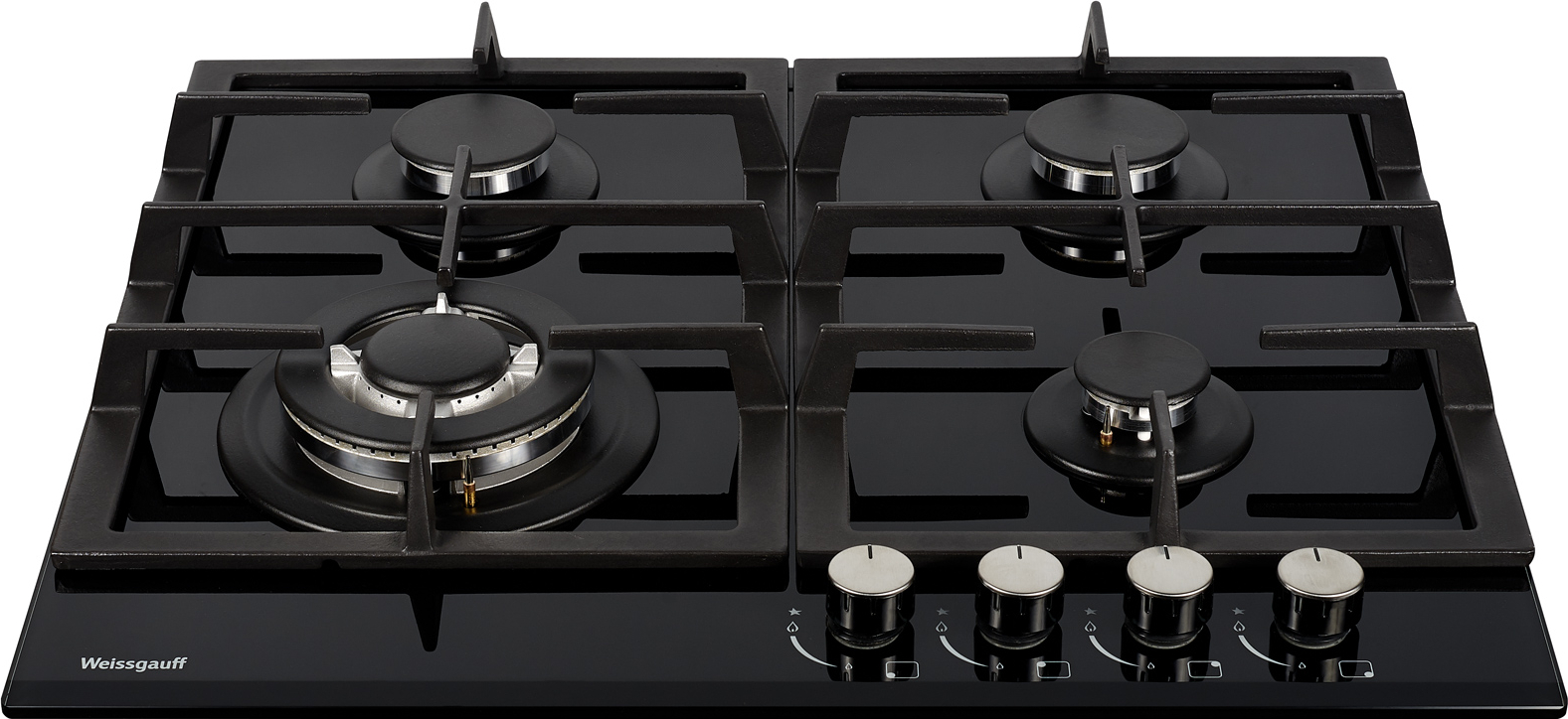 картинка Газовая варочная панель Weissgauff HGG 641 BGh 