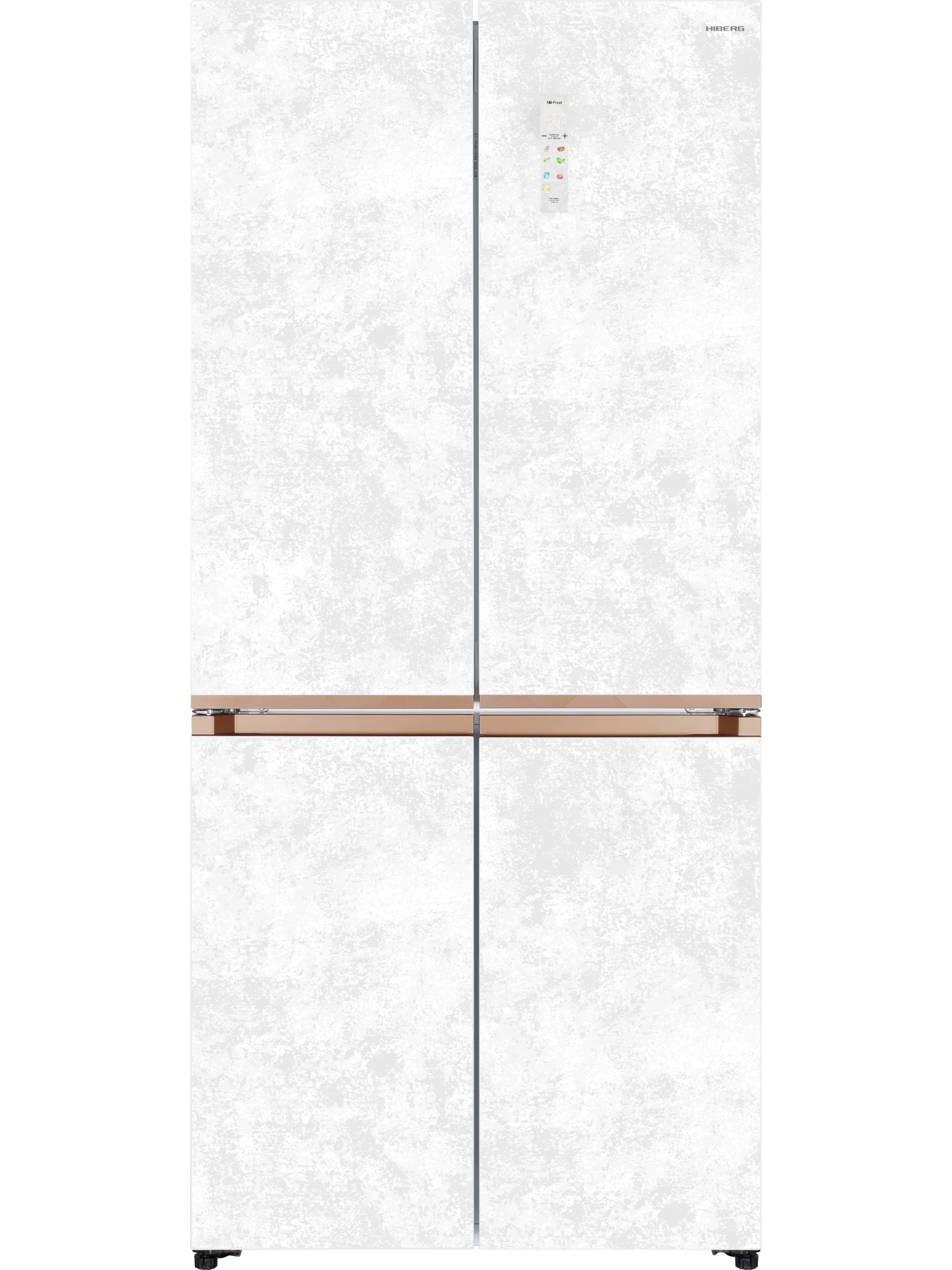 картинка Полувстраиваемый холодильник Hiberg  i-RFQ 630G WS 
