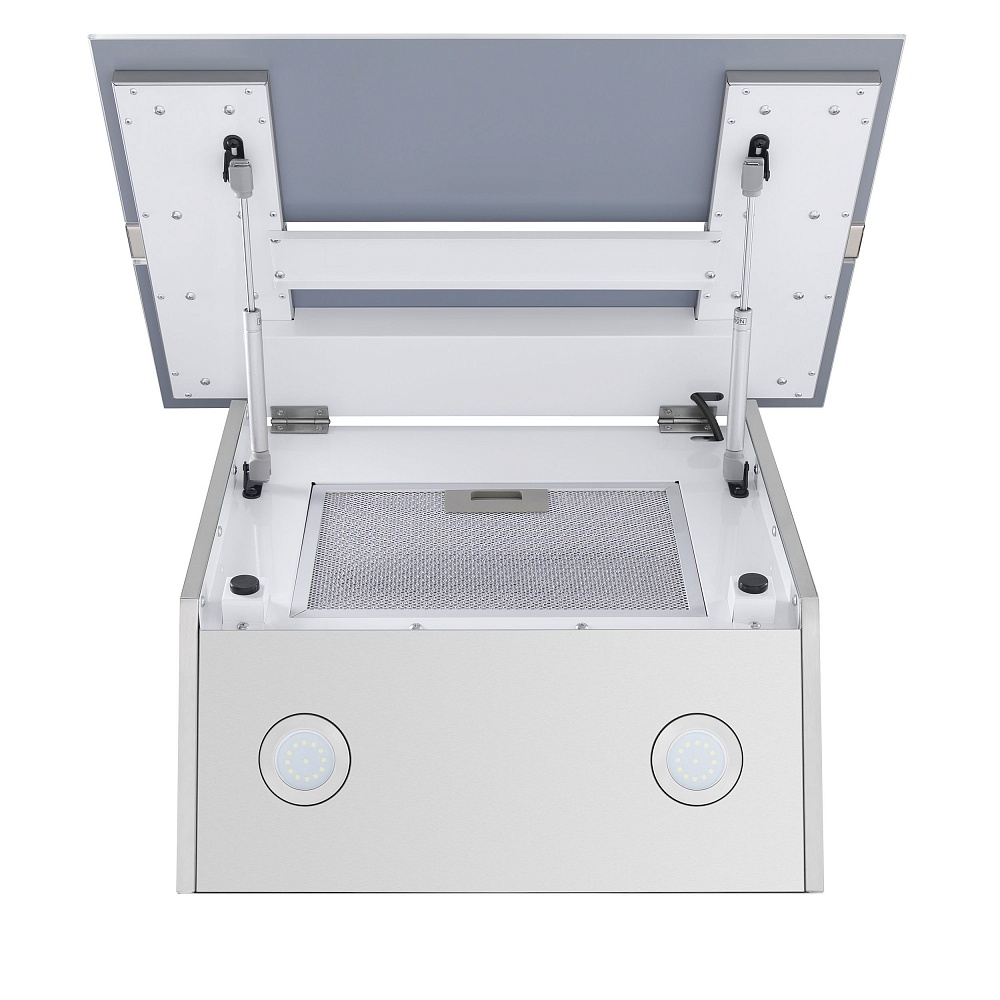 картинка Кухонная вытяжка Maunfeld MERSEY 60 INOX GLASS WHITE 