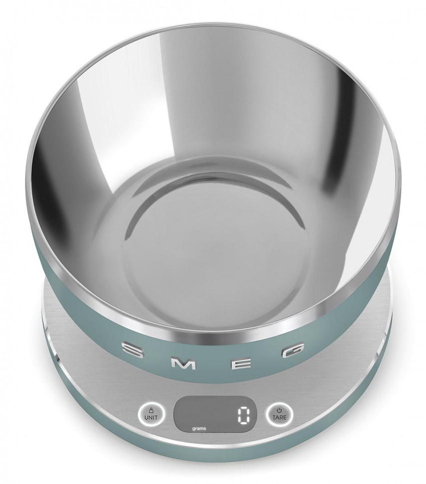 картинка Кухонные весы Smeg KSC01EGMWW изумрудно-зеленый  картинка Кухонные весы Smeg KSC01EGMWW изумрудно-зеленый