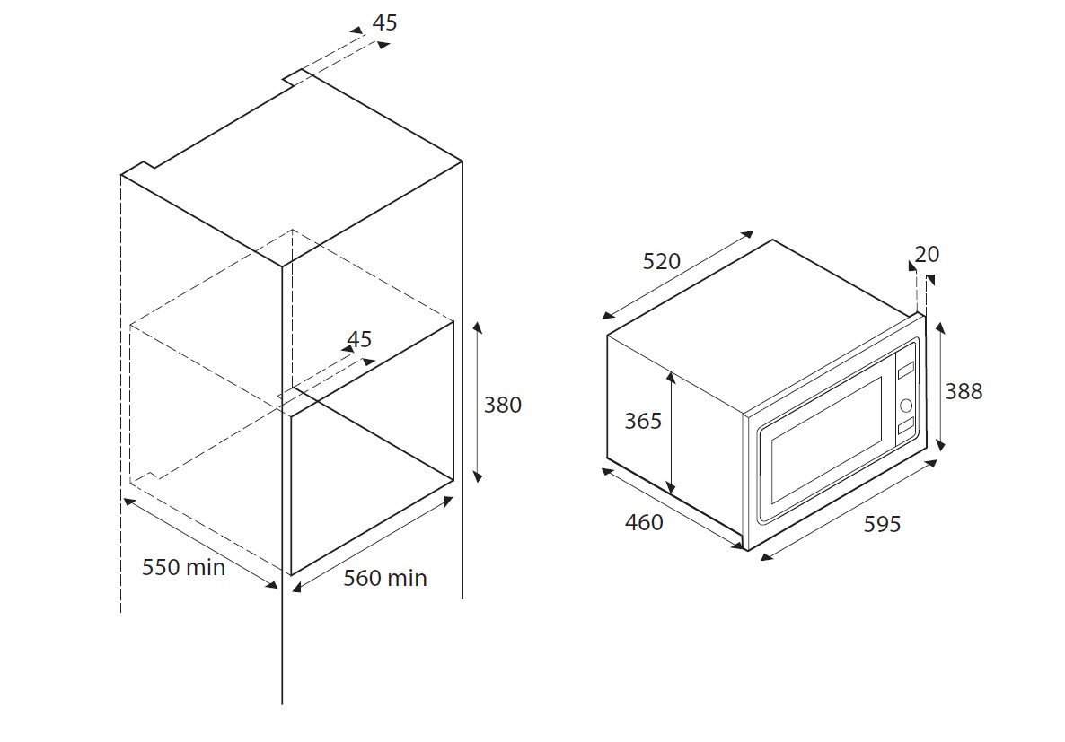 картинка Микроволновая печь  Bertazzoni F457PROMWSX нержавеющая сталь 