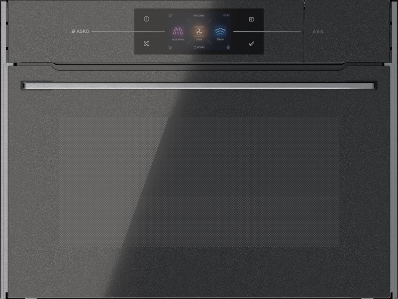 картинка Электрический духовой шкаф с функцией СВЧ и пароварки Asko OCSM8478G 