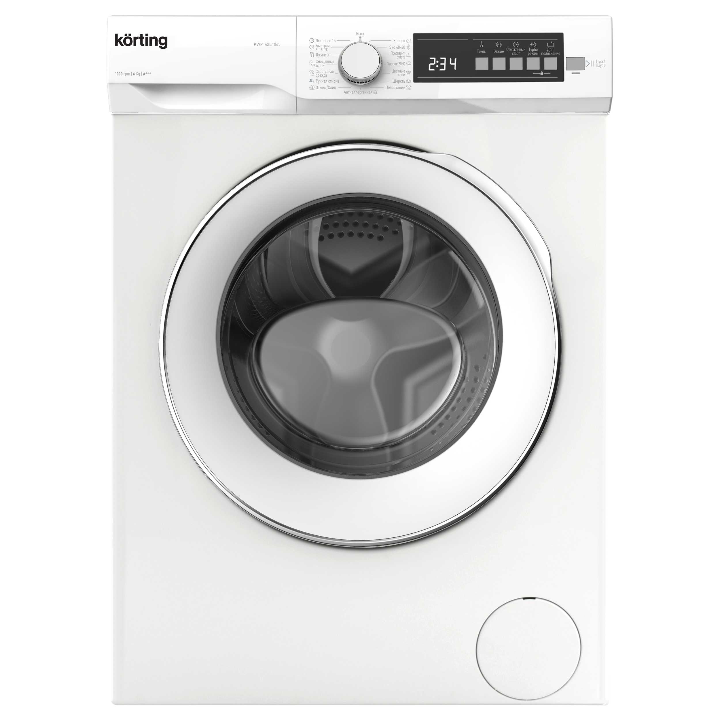картинка Стиральная машина Korting KWM 42L1065  картинка Стиральная машина Korting KWM 42L1065