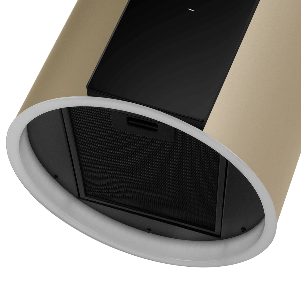 картинка Кухонная вытяжка Maunfeld ALBA 39 Isla золотая 