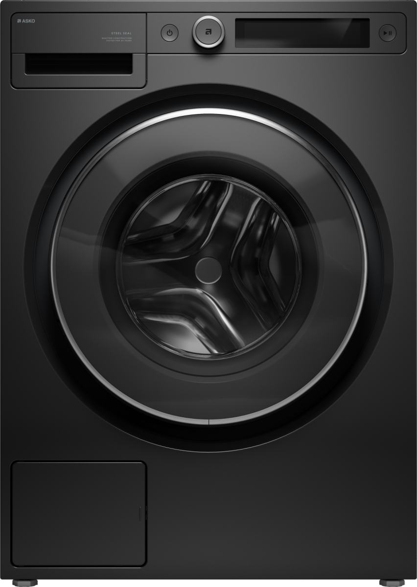 картинка Стиральная машина с паром Asko W5096RG черный графит 