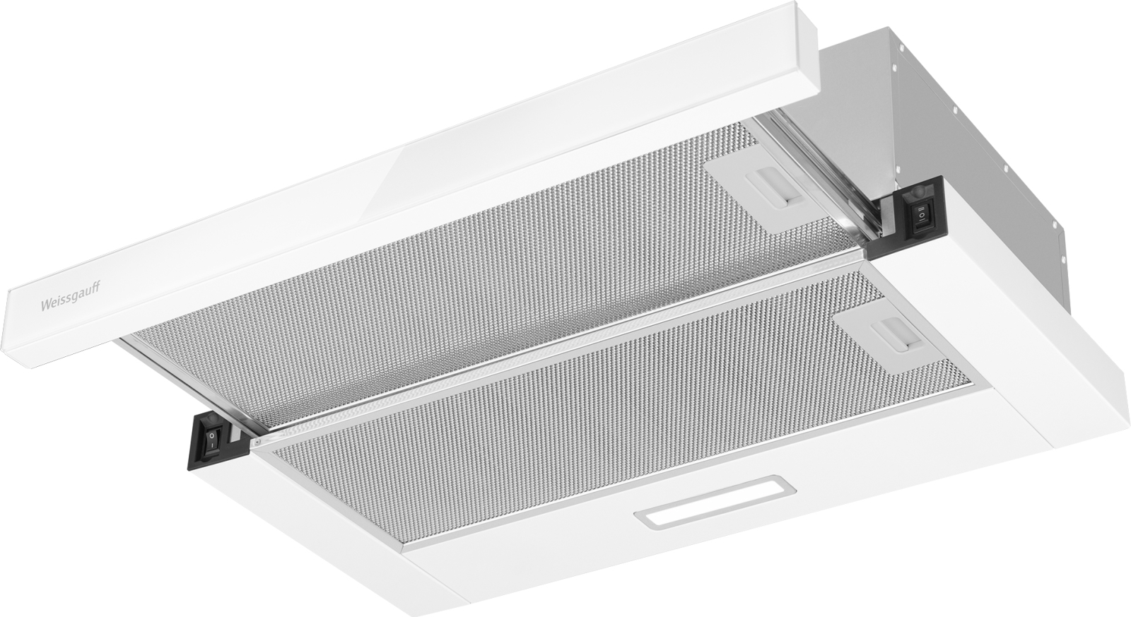 картинка Кухонная вытяжка Weissgauff TEL 600 2M White Glass 