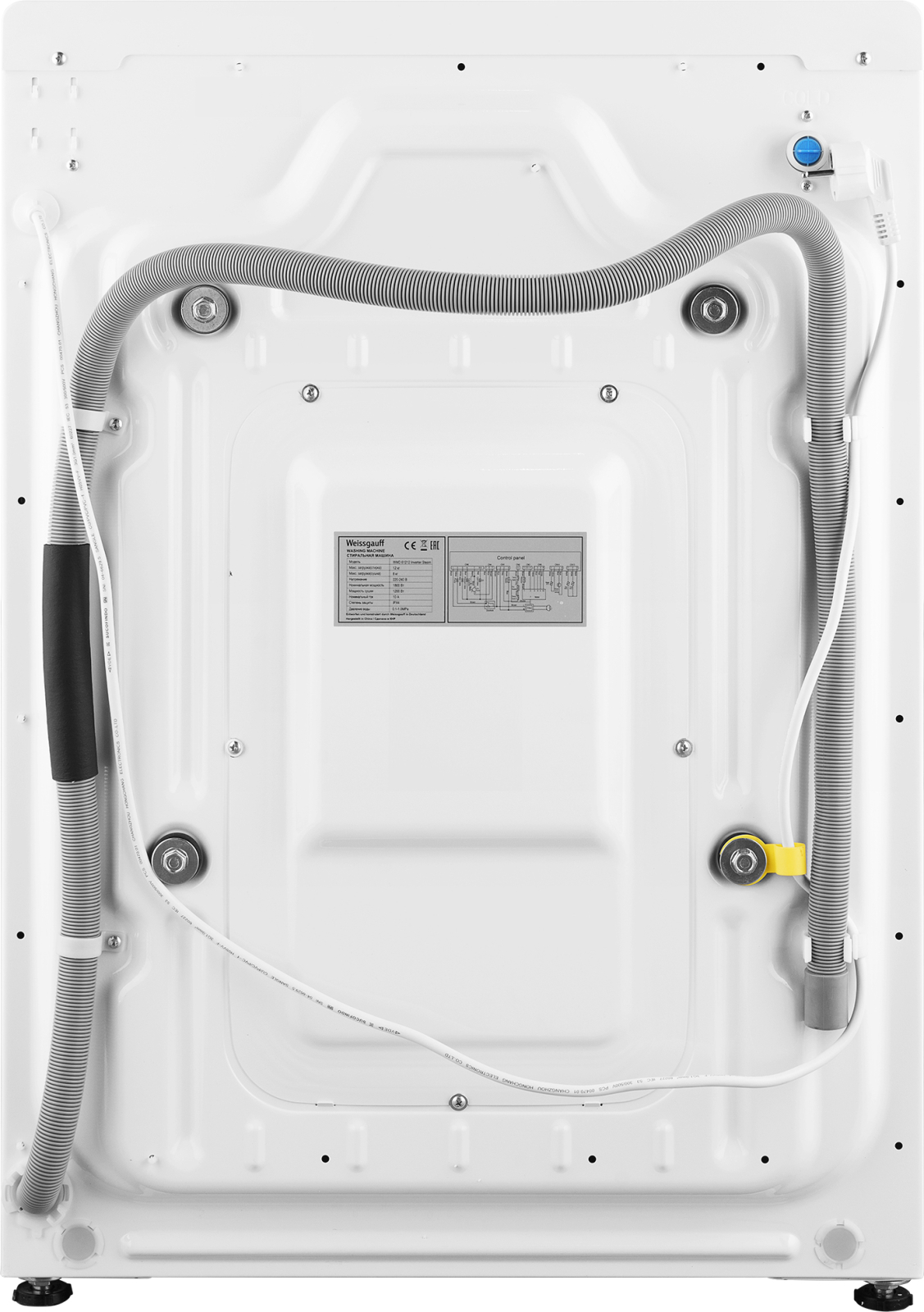 картинка Стиральная машина с сушкой Weissgauff WMD 61212 Inverter Steam 