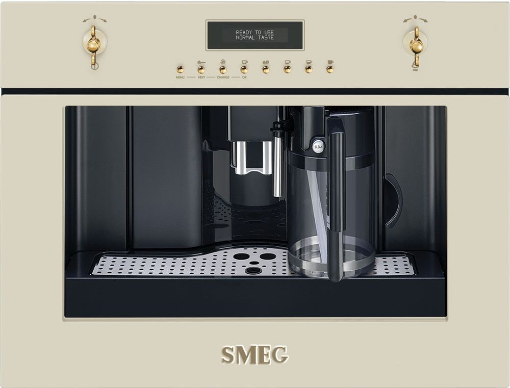 картинка Кофемашина Smeg CMS8451P кремовый 