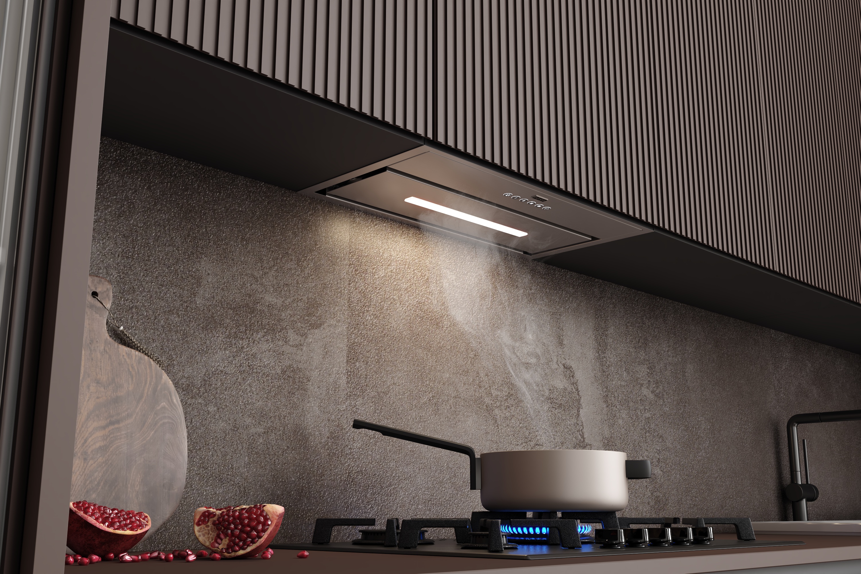 картинка Кухонная вытяжка полновстраиваемая Franke LUCE INOX 60 IX 