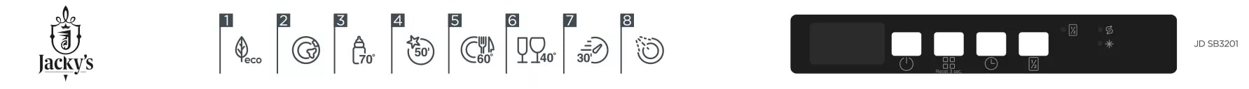 картинка Посудомоечная машина Jacky's JD SB3201 