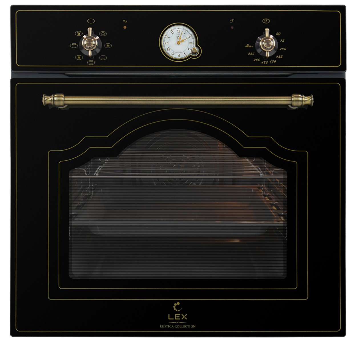 картинка Электрический духовой шкаф Lex EDM 6070С BL черный 