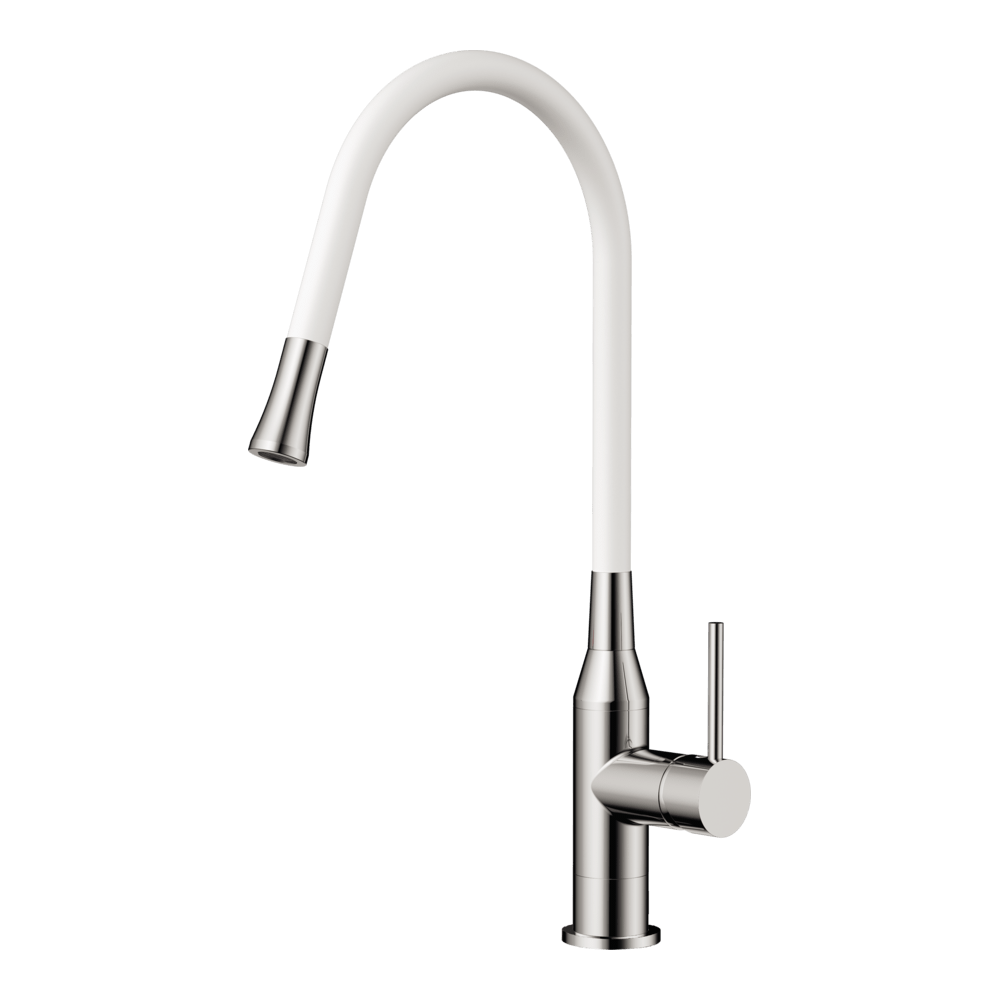 картинка Смеситель Omoikiri YATOMI-BN-WH нержавеющая сталь 