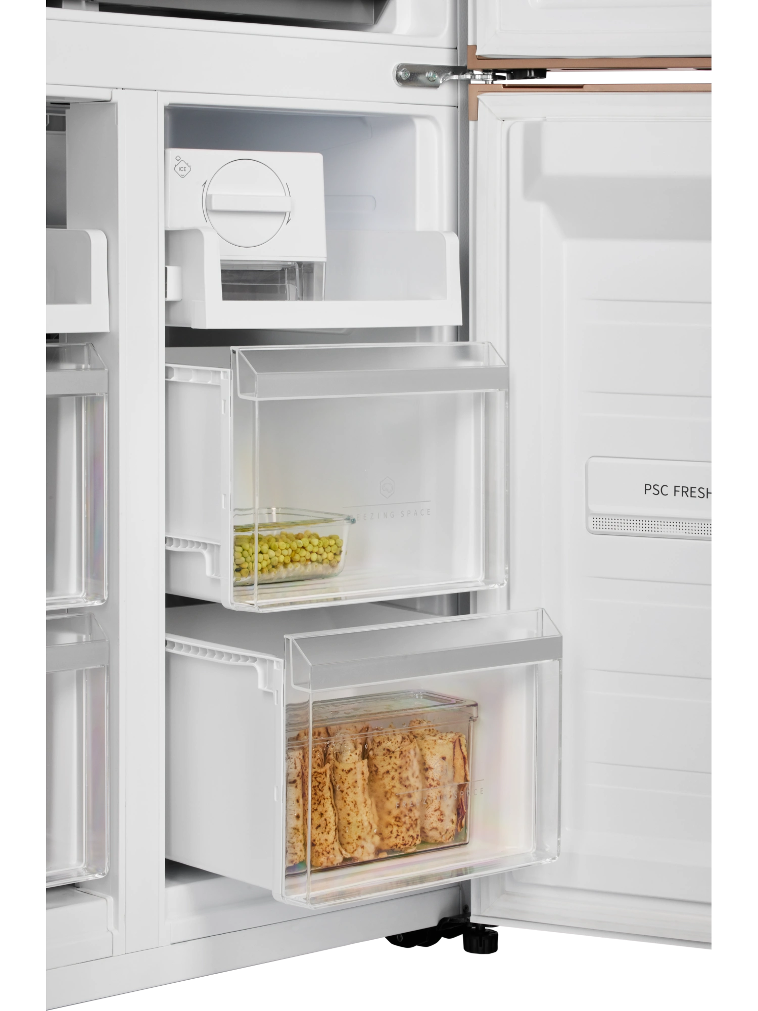 картинка Полувстраиваемый холодильник Hiberg  i-RFQ 630G WS 