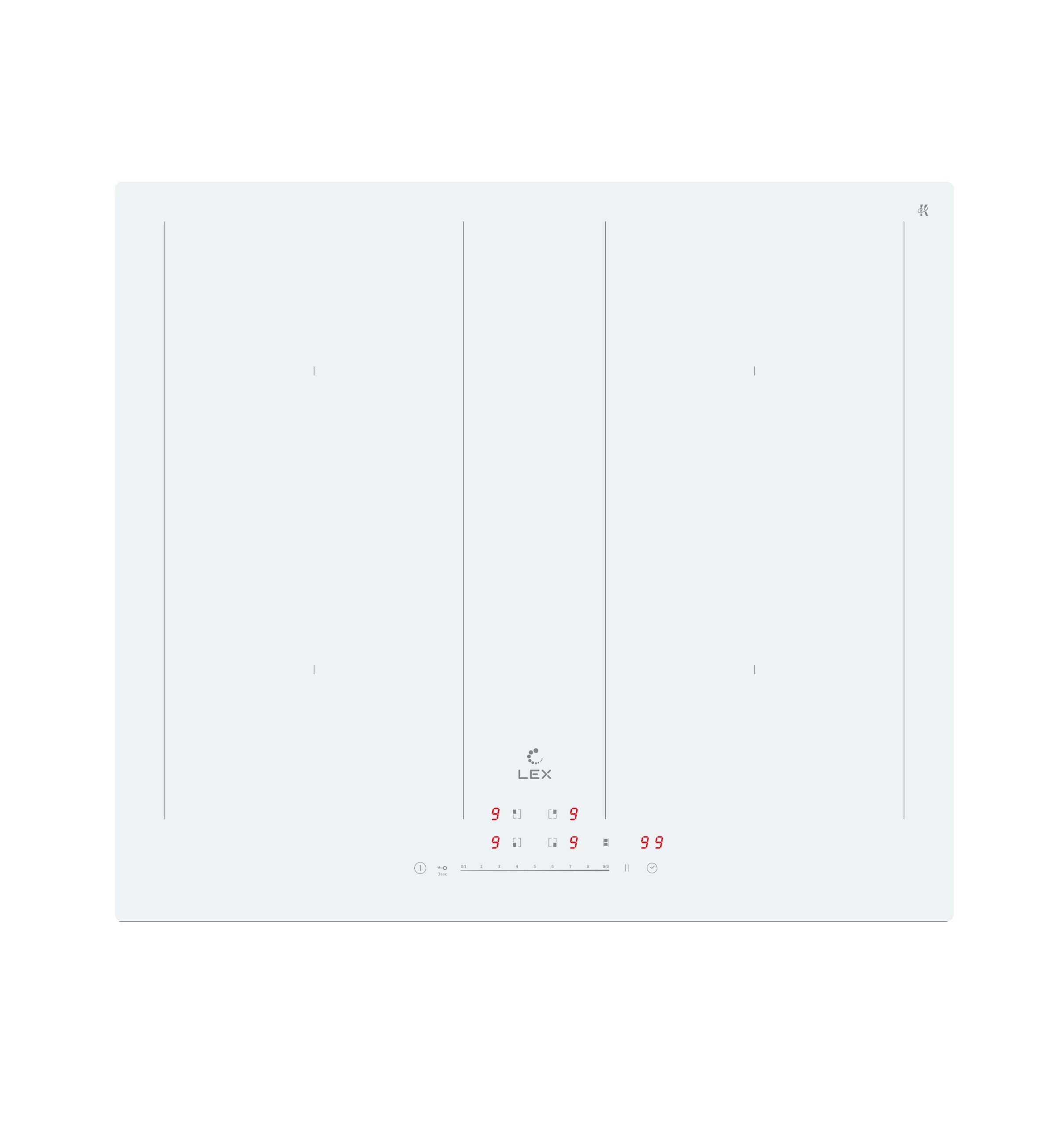 картинка Варочная панель Lex EVI 641B WH 