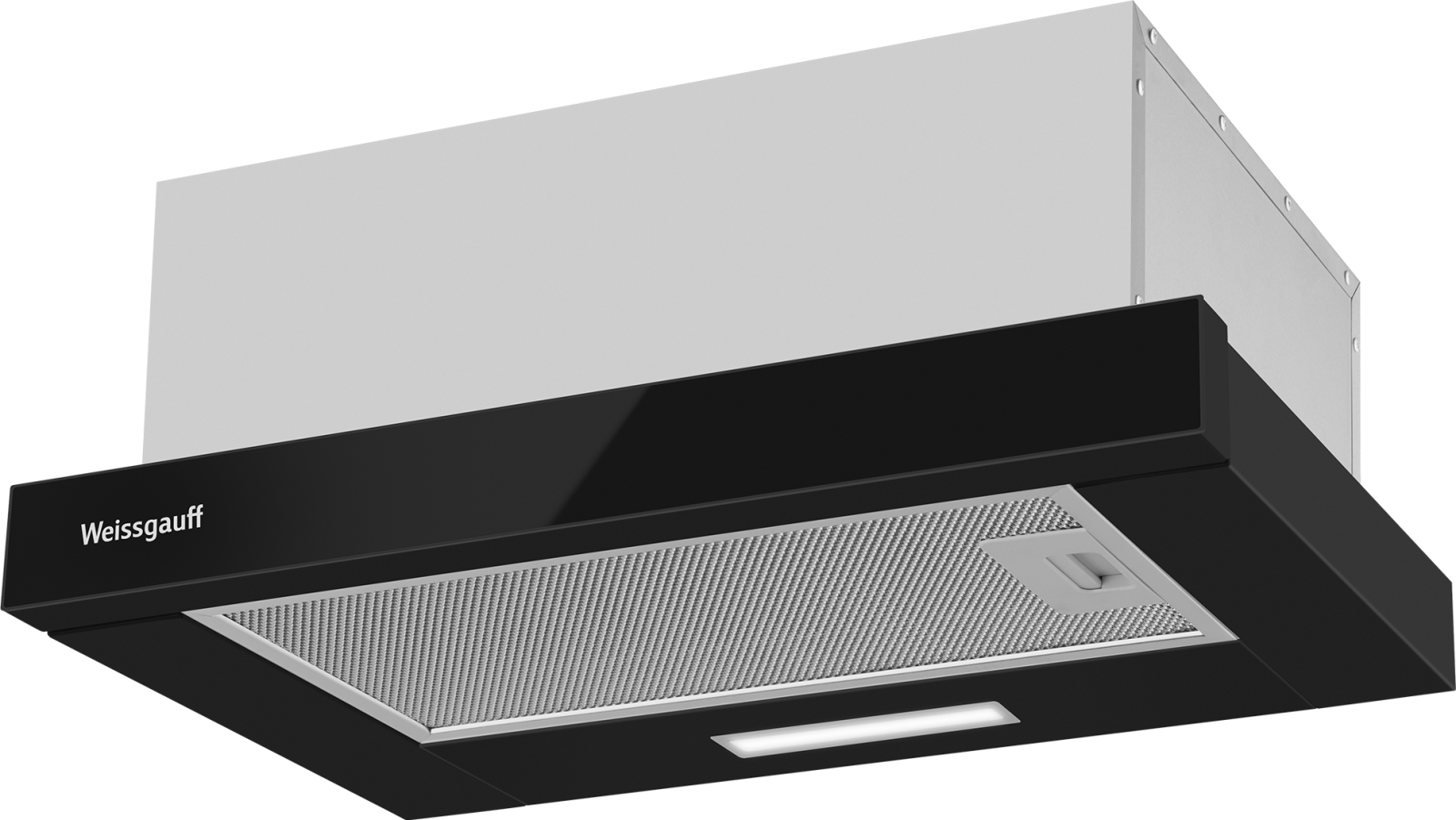 картинка Кухонная вытяжка Weissgauff TEL 450 Black Glass 