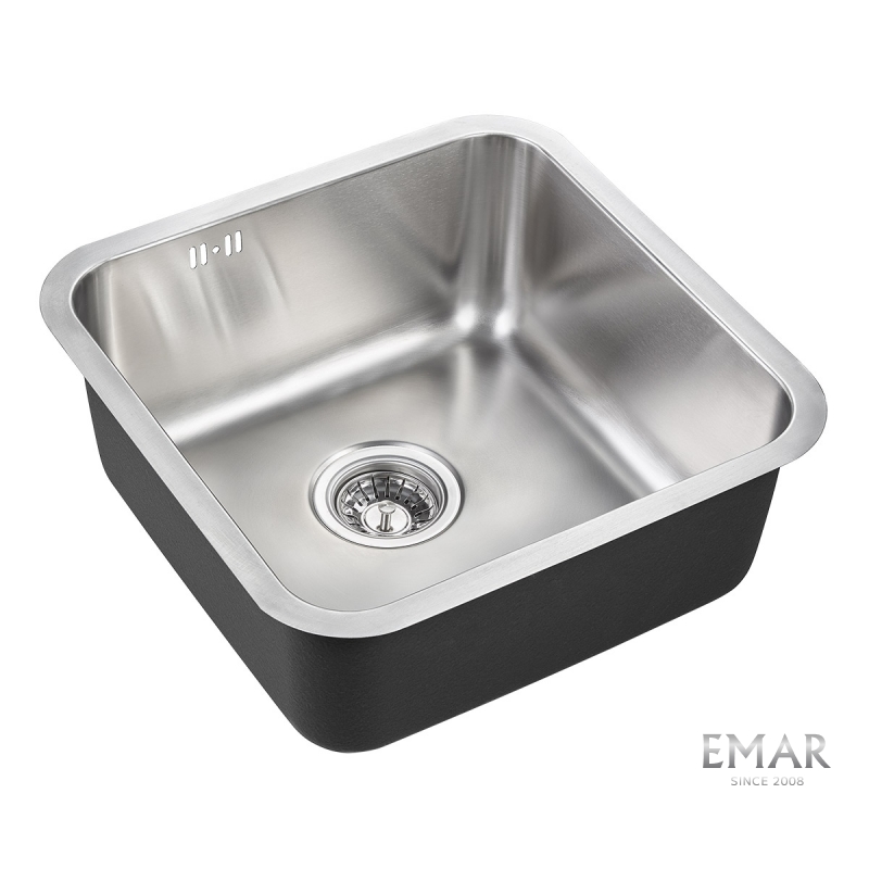 картинка Мойка для кухни Emar EMB-127А PVD Nano Satine  картинка Мойка для кухни Emar EMB-127А PVD Nano Satine