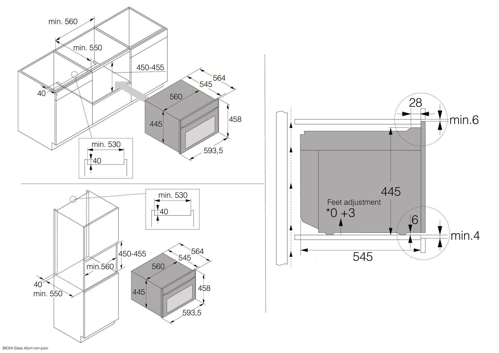 картинка Электрический духовой шкаф с функцией СВЧ Asko OCM54BGH черный 