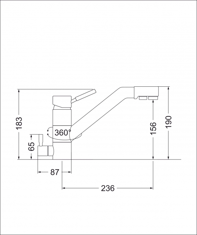 картинка Смеситель Emar EC-3008  картинка Смеситель Emar EC-3008