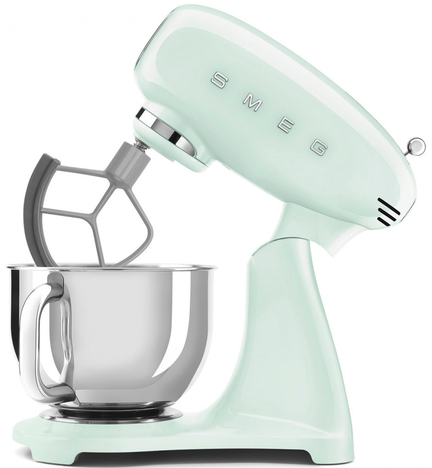 картинка Миксер планетарный Smeg SMF05PGEU постельный зеленый 