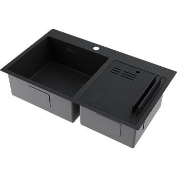 картинка Мойка для кухни Omoikiri Akisame 86-2 Side-GB 