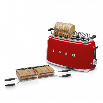 картинка Тостер Smeg TSF02RDEU  картинка Тостер Smeg TSF02RDEU
