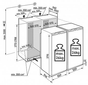 картинка Встраиваемый холодильник Liebherr IXRF 5100-22 001 