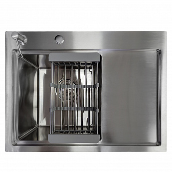 картинка Кухонная мойка Gerda GS 6548L S сатин  