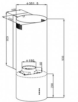 картинка Кухонная вытяжка Maunfeld LEE WALL 35 INOX  картинка Кухонная вытяжка Maunfeld LEE WALL 35 INOX