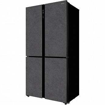 картинка Отдельностоящий холодильник Hiberg RFQ-500DX NFDS INVERTER темный камень 