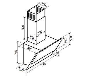 картинка Кухонная вытяжка Kuppersberg F 603 W 